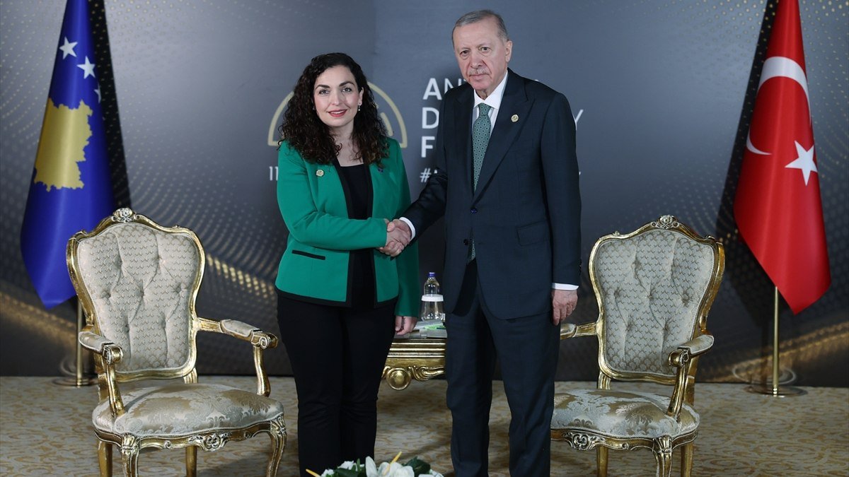 Kosova Cumhurbaşkanı Osmani’den Erdoğan açıklaması: Haklı davamızın güçlü savunucusu